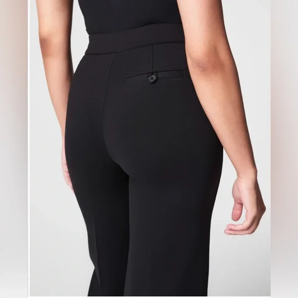 SPANX Black Wide Leg Pants - Picture 3 of 5